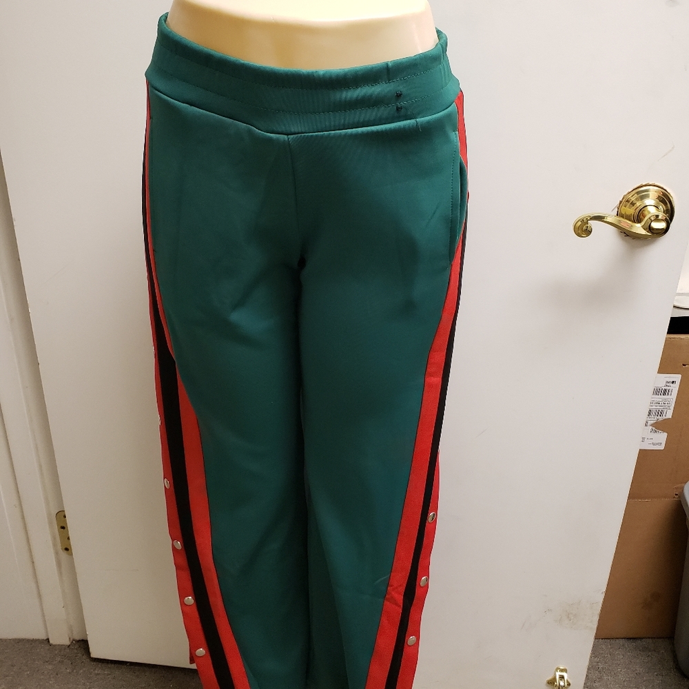 Green n red pants